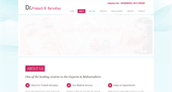 Desktop Screenshot of drprakashbarvaliya.com